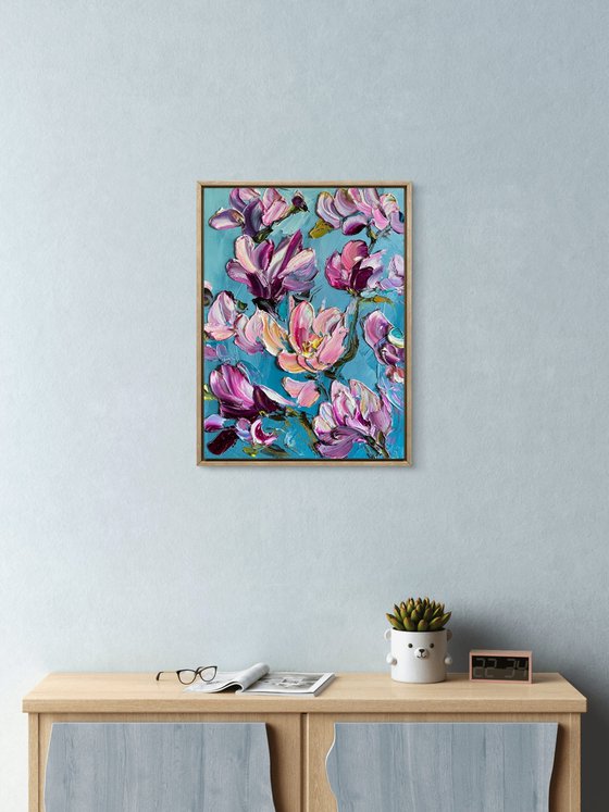 Magnolia on Grey III