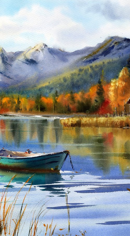 Autumn's Quiet Embrace by Eugenia Gorbacheva