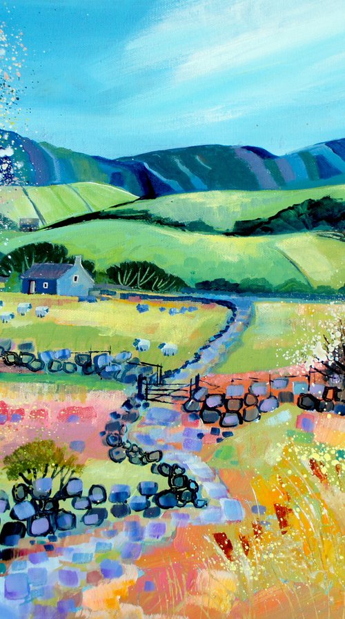 Quiet Valley in the Yorkshire Dales by Julia  Rigby