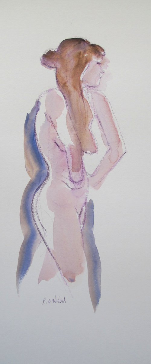 Standing female nude by Rory O’Neill