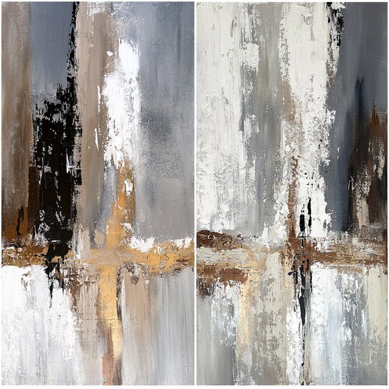 Golden Passage Diptych