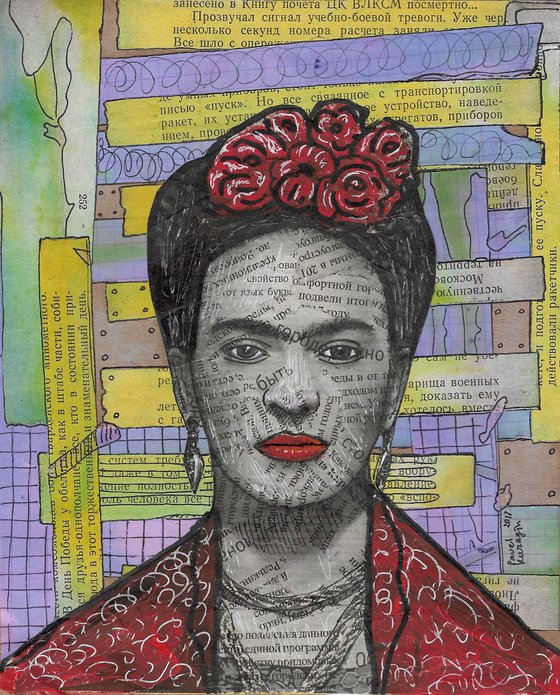 Portrait of Frida # 12