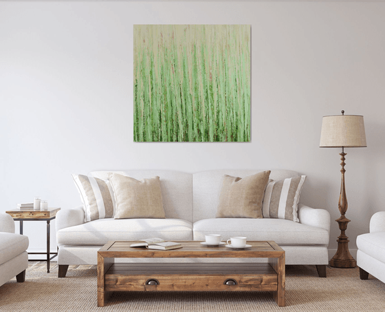 Spring Growth - Modern Abstract Expressionist Painting