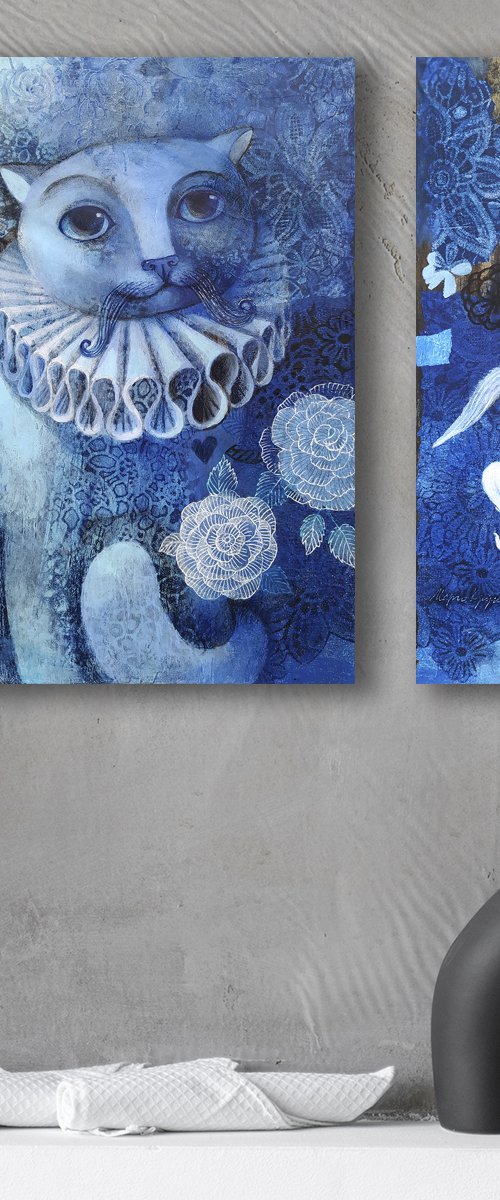 Time for blue serenades by Margot Raven