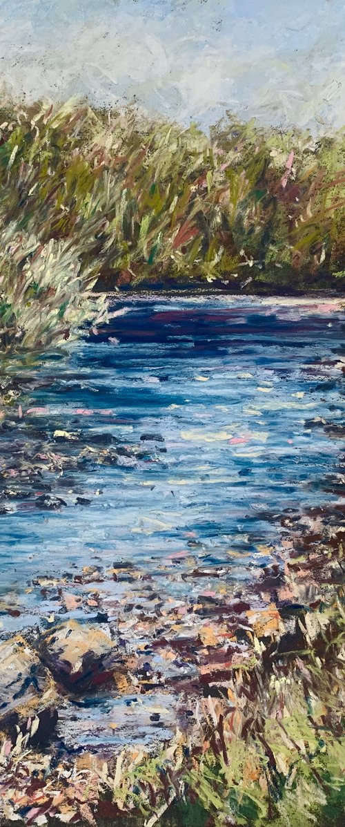 River Near Bolton Abbey by Andrew Moodie