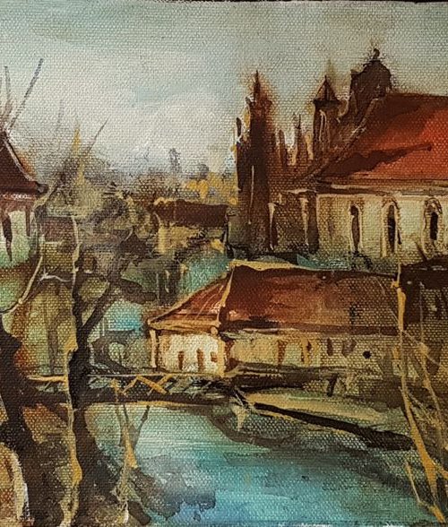 The Symphony of Red Roofs by Livija D. G.