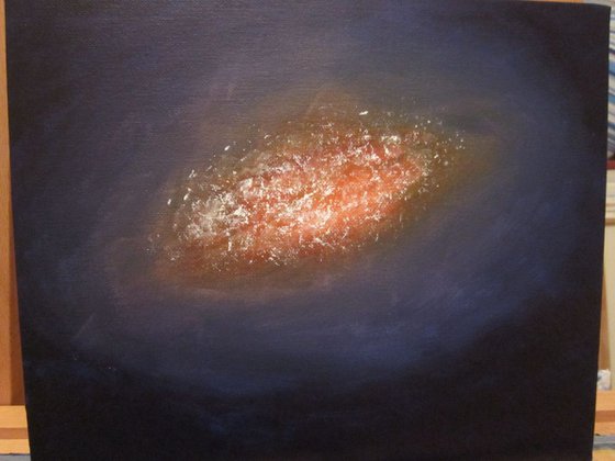 Galaxy Acrylic Painting 10'' x 12''