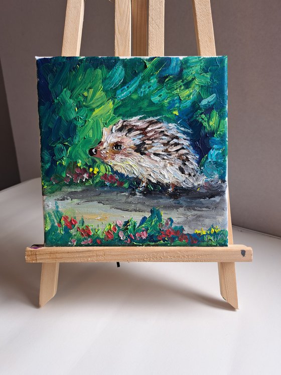 Hedgehog in the forest