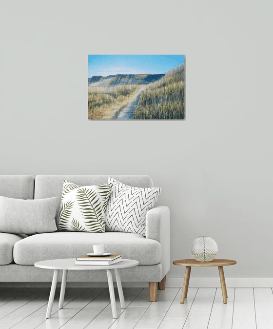 A Summer Sea Cliff Path