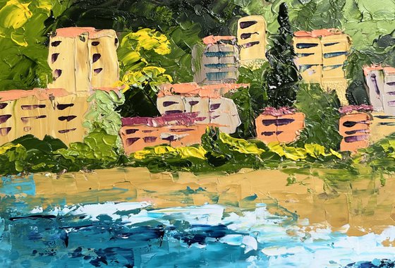 Couple Positano Original Painting