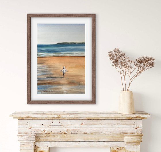 Little Steps by the Ocean