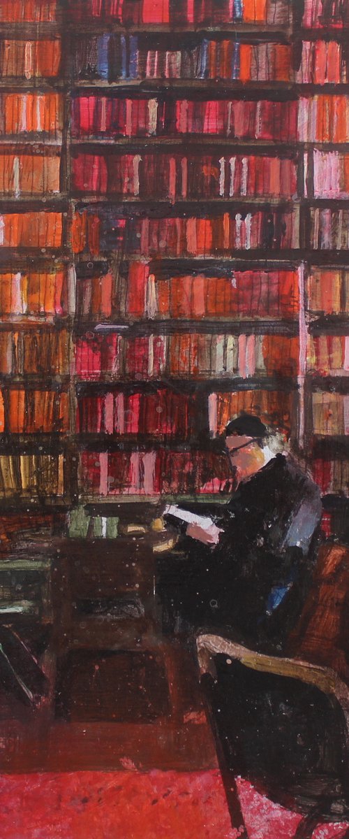 Book lovers cafe, Paris. by Julian Sutherland-Beatson