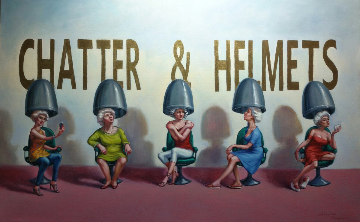 Chatter & helmets by Larysa Sukova