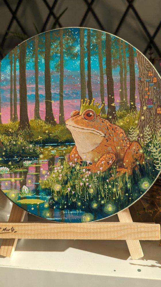 Whimsical Fairytale Painting, The Frog Prince