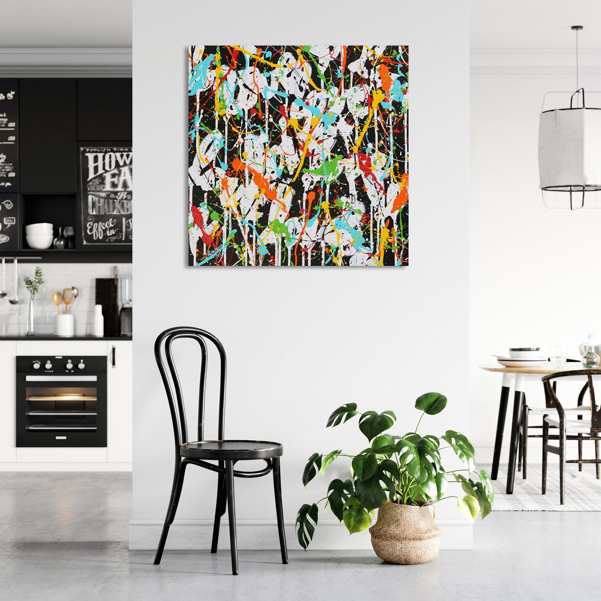 Urban And Pop Acrylic Painting , White Love By Isabelle Pelletane, 24 X 24, Artwork For Sale On Artfinder