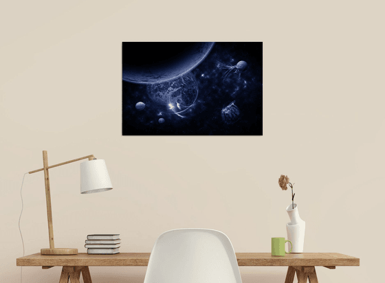 Multiple planets and nebula