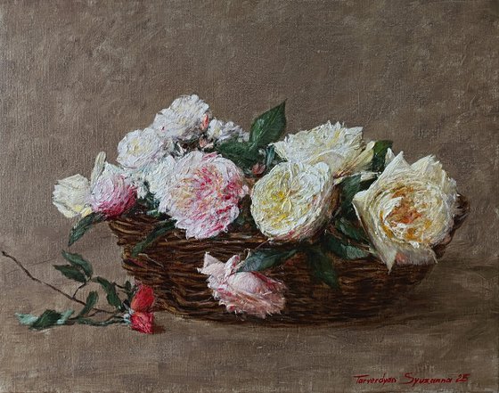 white roses