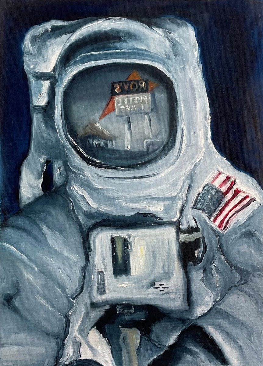 Astronaut by Anastasiia Novitskaya