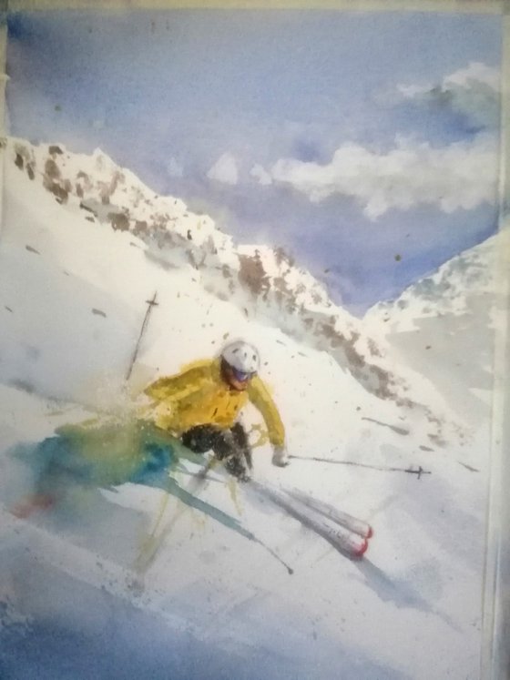 the skier 7