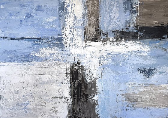 Still Point of Light. cool blue textures