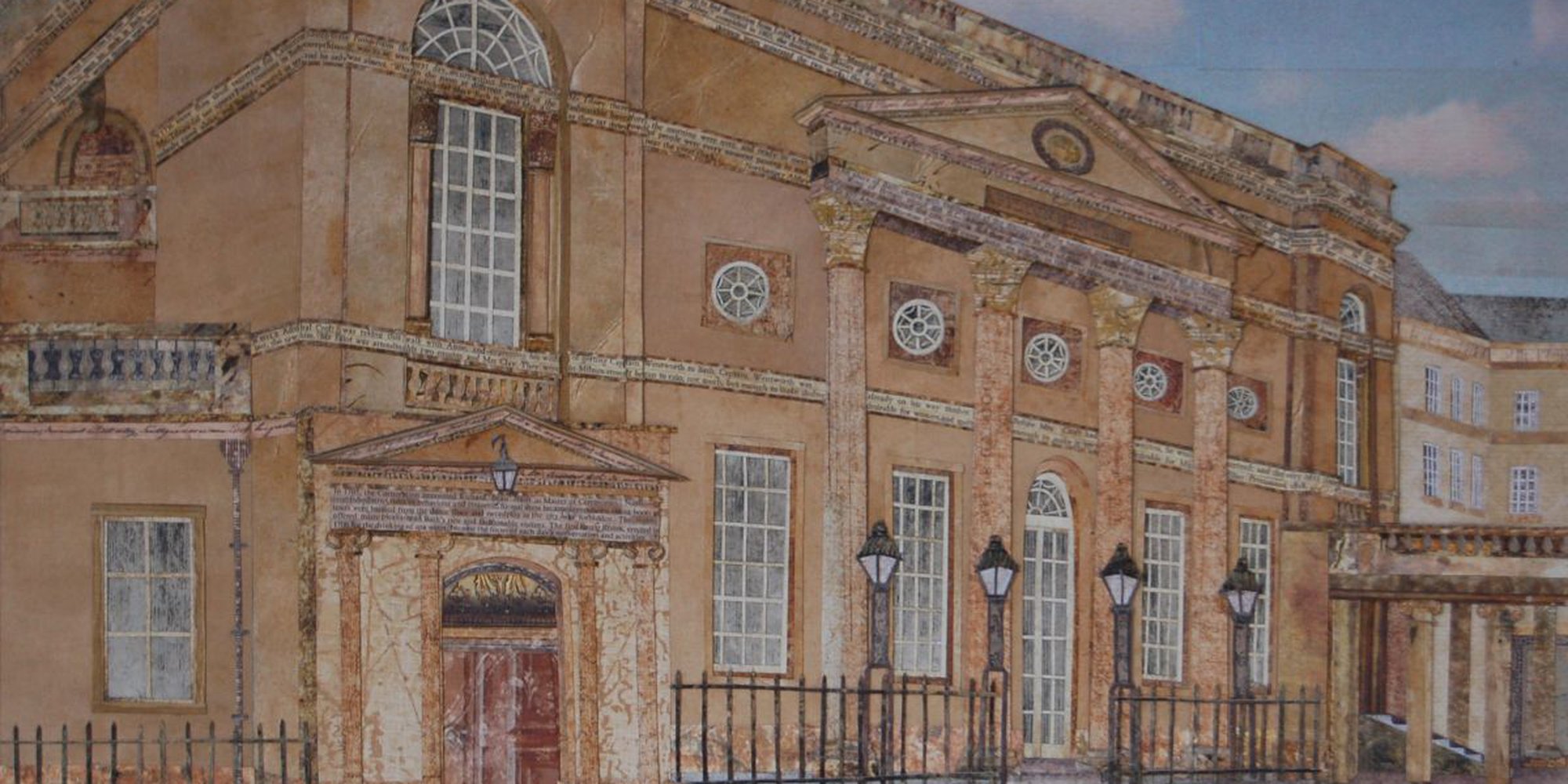 Art of the Day: "The Pump Room, Bath, 2017" by Beth lievesley