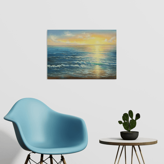 Turquoise wave