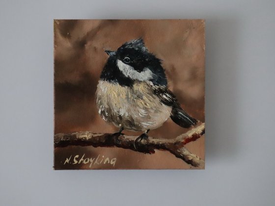 Winter Bird Painting