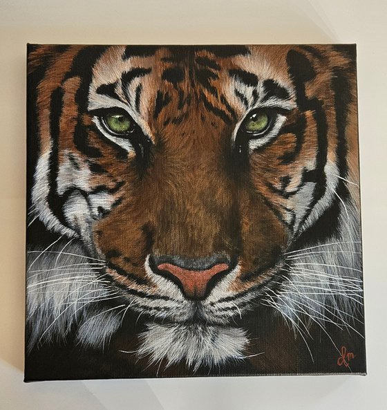 Painting Eye of the tiger