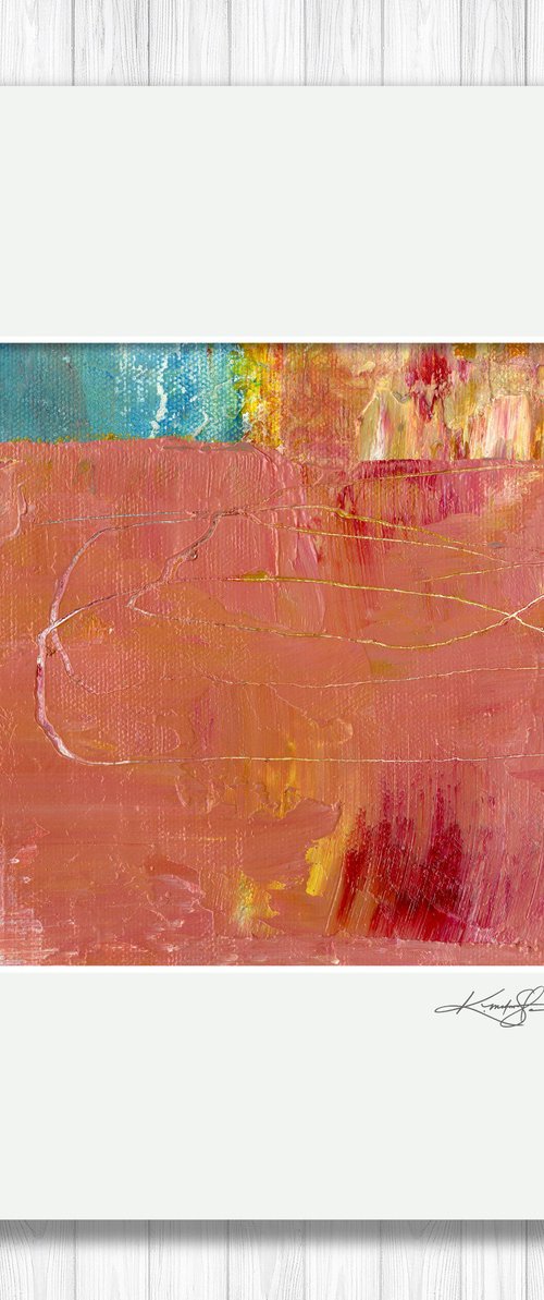 Oil Abstraction 25 - Abstract painting by Kathy Morton Stanion by Kathy Morton Stanion