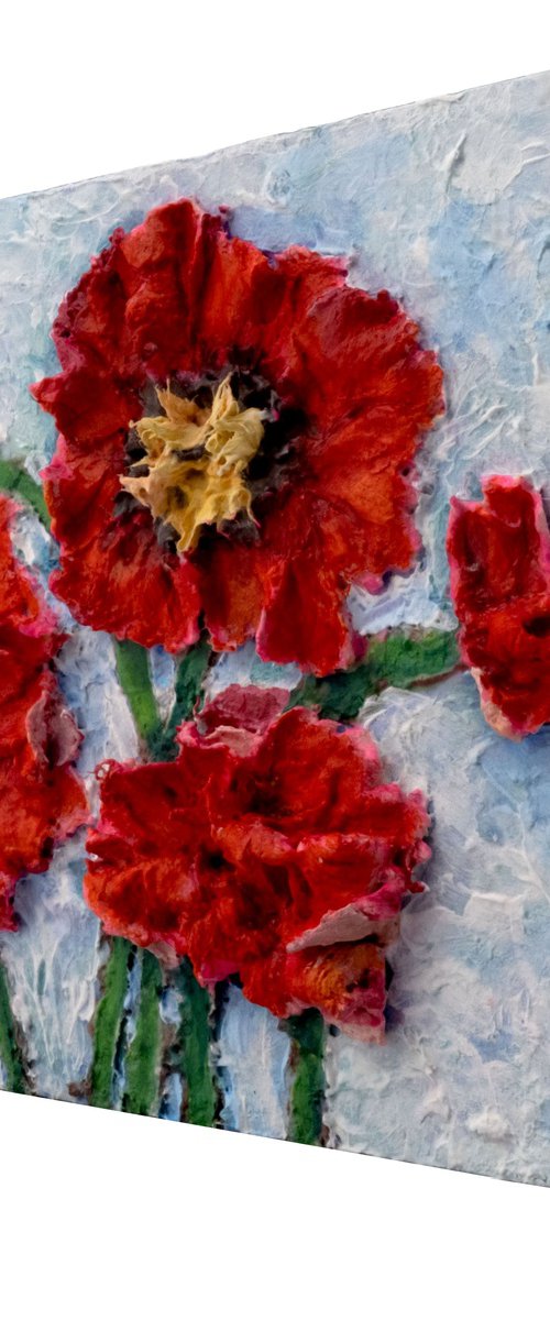 Textured Spring Bloom by Lena Owens