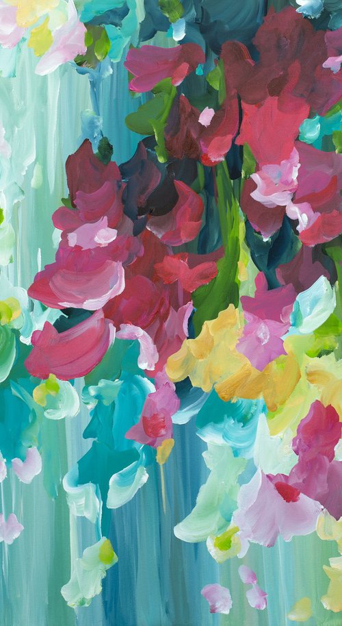 Flower Waterfall by Amber Gittins