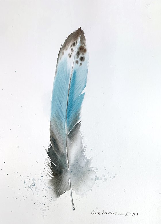 One feather #2