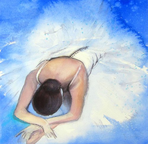 Ballerina Swan by Violeta Damjanovic-Behrendt