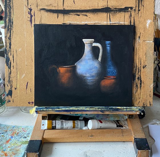 Still Life with Big Jugs