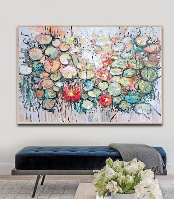 Sun Kissed Lotus Pond