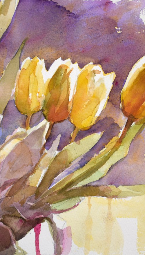 Tulips by Goran Žigolić Watercolors