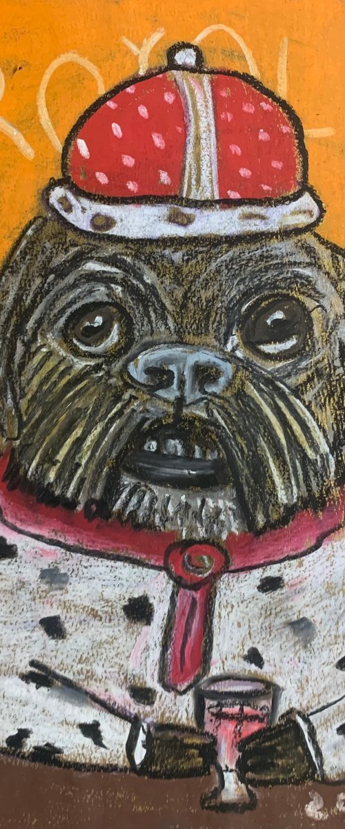 Drinking dog #155 by Pavel Kuragin