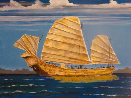 OLD   CHINESE JUNK