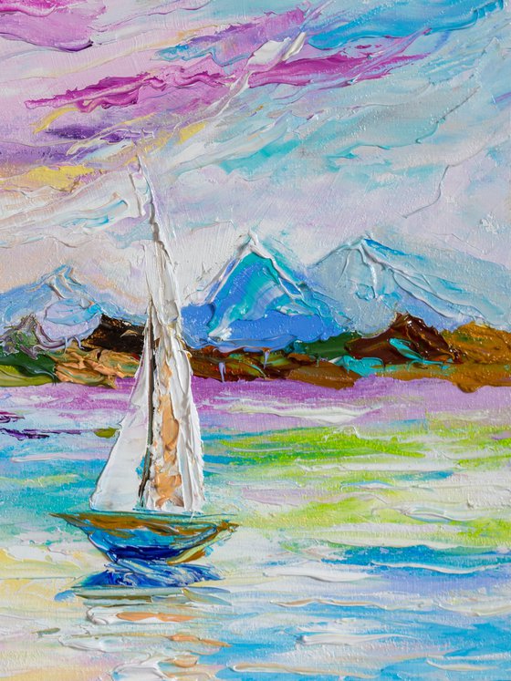 Sailing in colorful lands