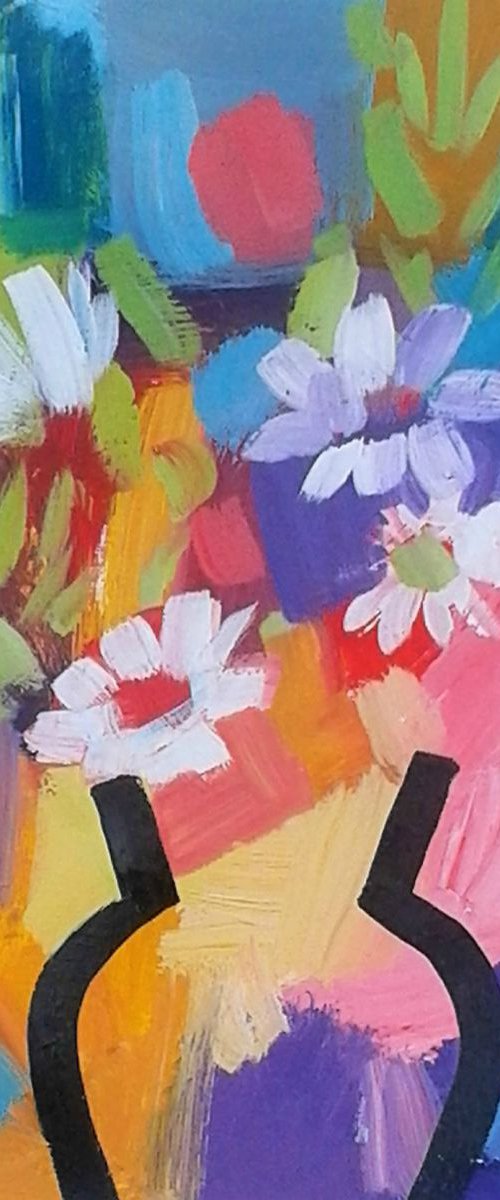 Abstract Floral VII by Jan Rippingham