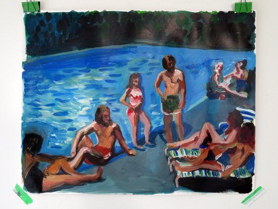 Swimming  Pool conversation