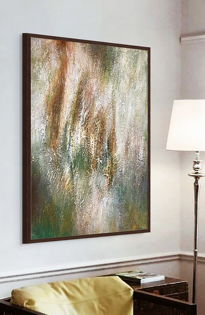Olive Earth By Alexandra Petropoulou, 28 X 39, Artwork For Sale On Artfinder