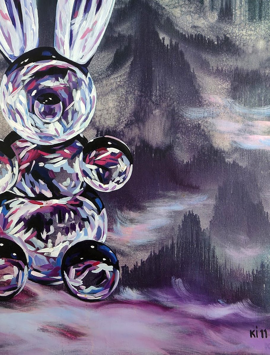 Urban And Pop Abstract Giclee Print By Igor Konovalov, 20 X 28, Snow King, Original Artwork