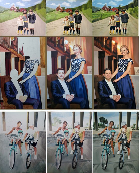 Portraits from photo