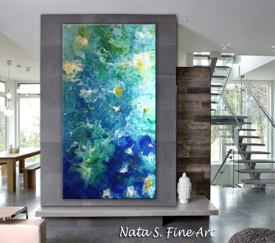 Ocean Melody - Extra Large Abstract Painting