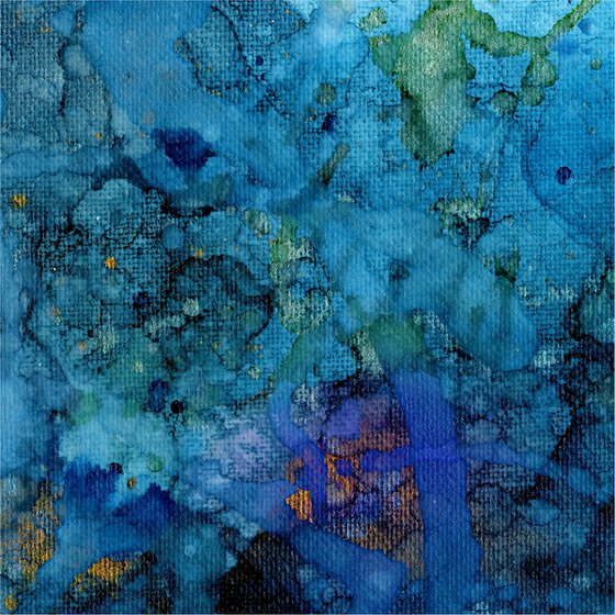 Ethereal Moments 4 - Zen Abstract Painting by Kathy Morton Stanion