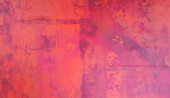 Don't spil my Love  - XXL  200 x 90 cm abstract painting