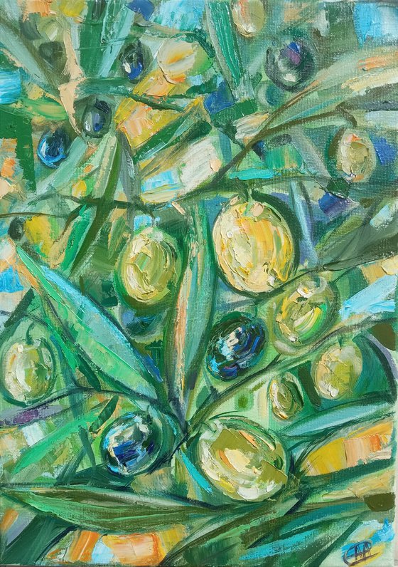 Olive Branch Painting