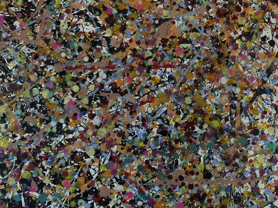 Broken Euphoria on a Black Background