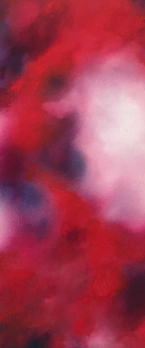 Abstract in Red, White and Blue. by Nicole Tudor-Williams